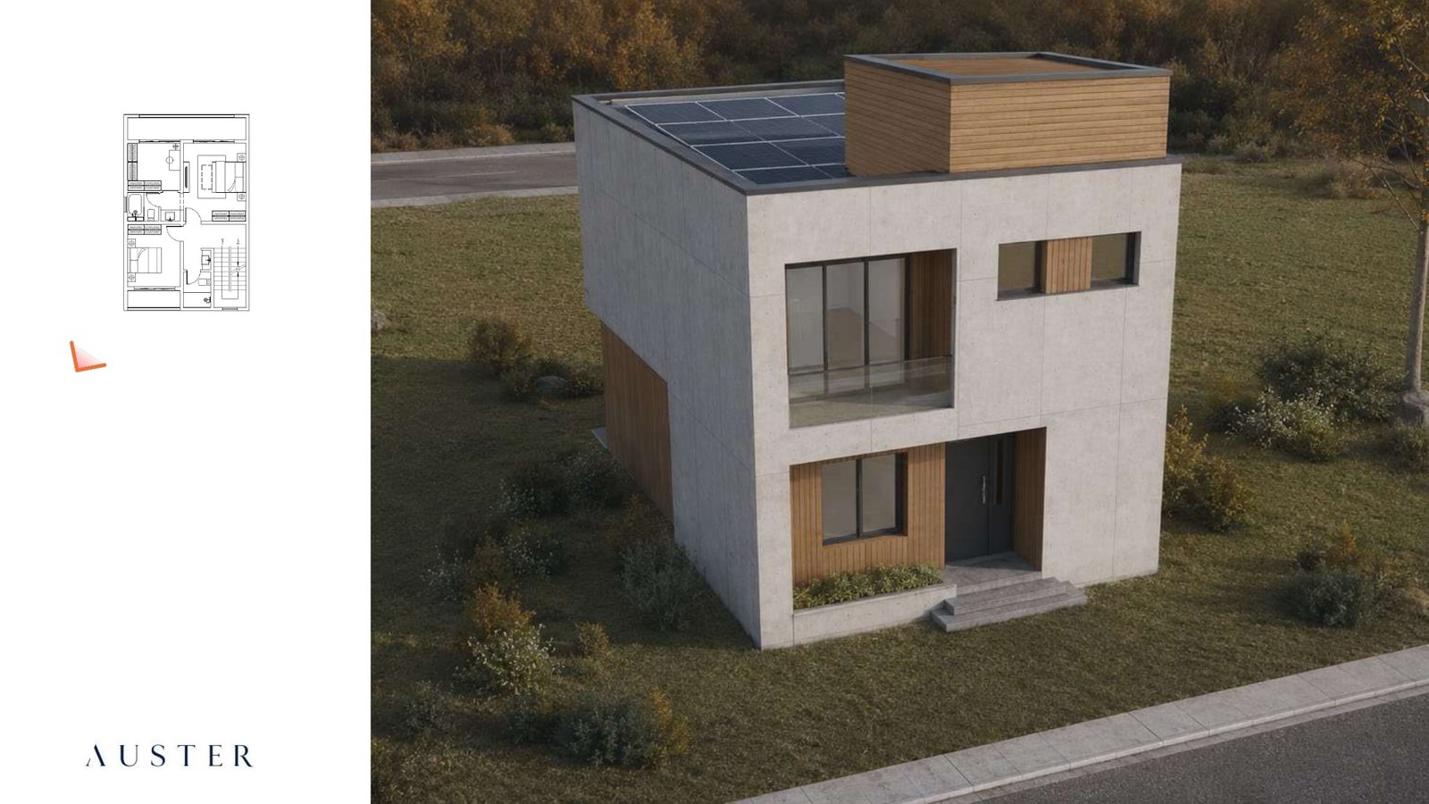A2 — interiores — vivienda industrializada AUSTER, vista 6